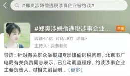 郑爽涉嫌偷逃税爆料视频,揭秘娱乐圈税务乱象